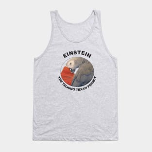 Einstein Parrot African Grey Logo Tank Top